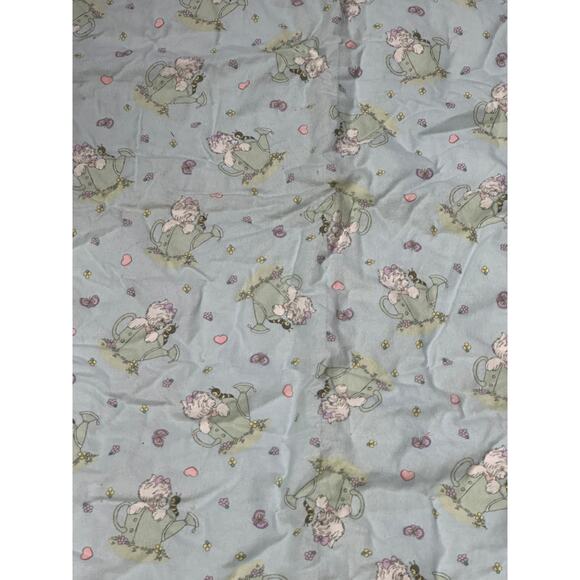 Cute Puppy in the Garden, Vintage, Baby Blanket, Nursery, Decor, ~ 250507-WH 408 - Picture 3 of 6